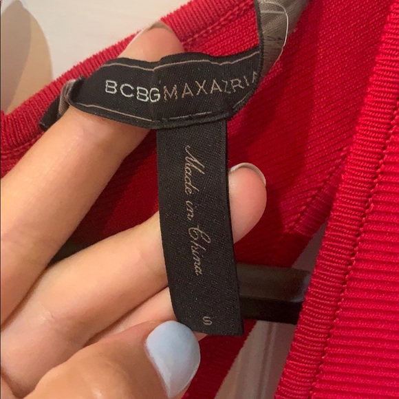 BCBG Red Bandage Dress - Picture 4 of 5